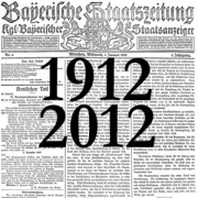 100 Jahre Bayerische Staatszeitung